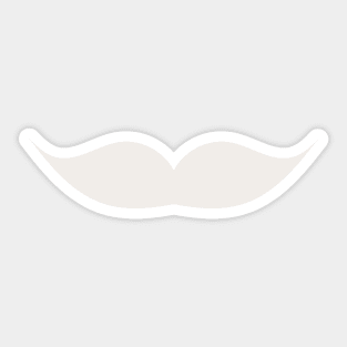 Santa's Christmas Mustache Sticker